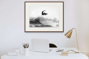 Open image in slideshow, The Flying Surfer @ Huntington Beach 70*50cm - Collectors edition of 6
