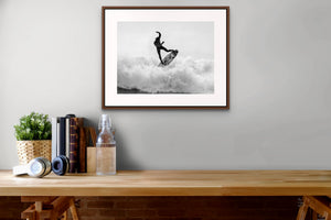 Open image in slideshow, Surfing The White Water @ Huntington Beach 50*40 cm - Collectors edition of 10
