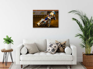 Speedway in the sunset 100*70 cm - Collectors edition of 3