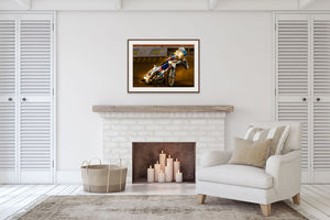 Speedway in the sunset 70*50 cm - Premium edition of 6